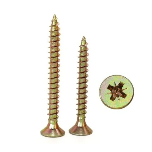 Wood Yellow Zinc Chipboard Screws.